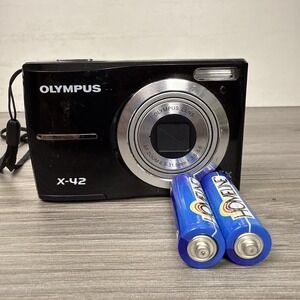 Olympus Digital Camera X-42 12.0MP Black Tested